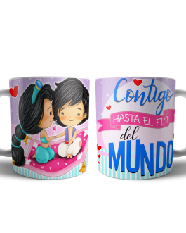 Taza Contigo hasta el fin del mundo