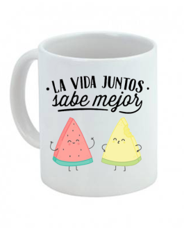 Taza La vida juntos sabe mejor