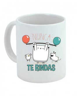 Taza Nunca te rindas